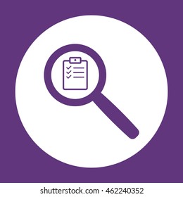 Checklist Icon. Flat design.