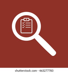 Checklist Icon. Flat design.
