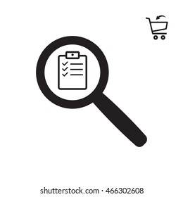 Checklist Icon. Flat design.