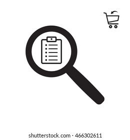 Checklist Icon. Flat design.