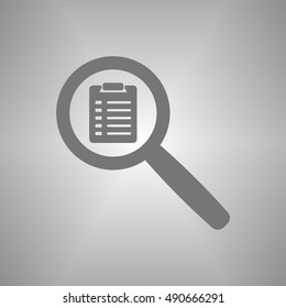 Checklist Icon.  Flat design.