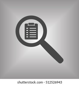Checklist Icon.  Flat design.