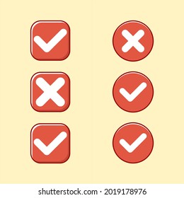 Icono de lista de comprobación en la ilustración de diseño plano