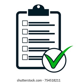 checklist icon form approved
