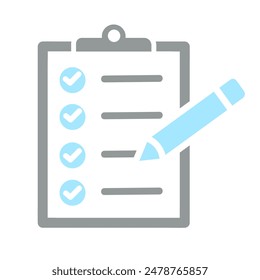 The checklist icon is a graphical representation typically used in digital interfaces to signify a list or a series of tasks that need to be completed or checked off. It commonly consists of a square 