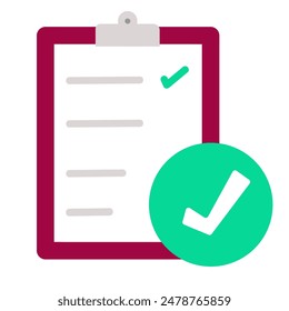 The checklist icon is a graphical representation typically used in digital interfaces to signify a list or a series of tasks that need to be completed or checked off. It commonly consists of a square 