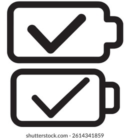 Checklist Icon Illustration With Bold Check Marks Inside Rounded Square Document Designs