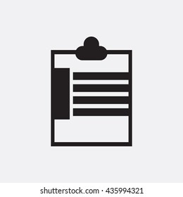 Checklist icon illustration isolated vector sign symbol