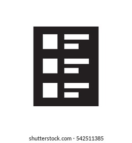 checklist icon illustration isolated vector sign symbol