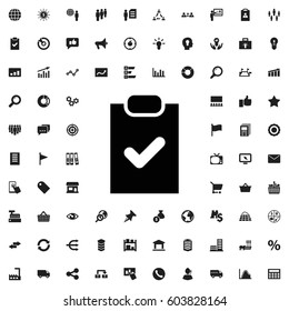 Checklist icon illustration isolated vector sign symbol. marketing icons vector set.