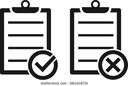 Checklist icon illustration set : vector