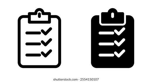 Checklist icon illustration vector design template