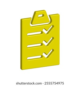 Checklist icon illustration vector design template