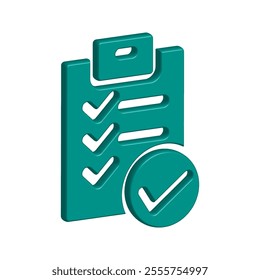 Checklist icon illustration vector design template