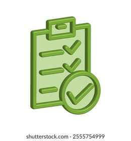 Checklist icon illustration vector design template