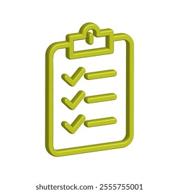 Checklist icon illustration vector design template