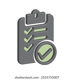 Checklist icon illustration vector design template