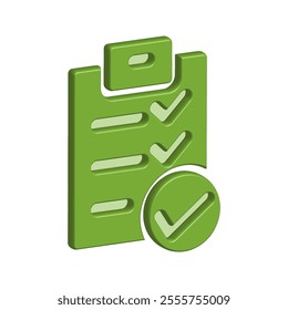 Checklist icon illustration vector design template