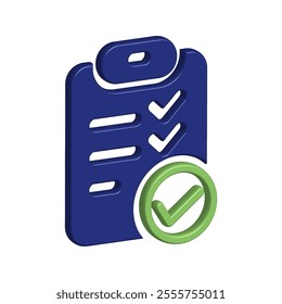 Checklist icon illustration vector design template