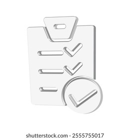 Checklist icon illustration vector design template