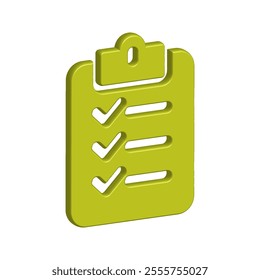 Checklist icon illustration vector design template