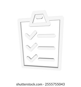 Checklist icon illustration vector design template