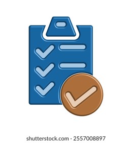 Checklist icon illustration vector design template