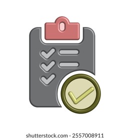 Checklist icon illustration vector design template
