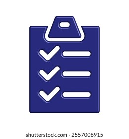 Checklist icon illustration vector design template