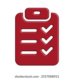 Checklist icon illustration vector design template