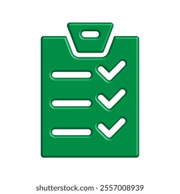 Checklist icon illustration vector design template