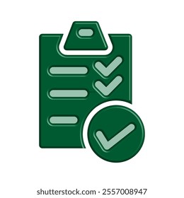 Checklist icon illustration vector design template