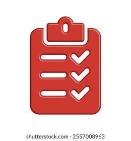 Checklist icon illustration vector design template