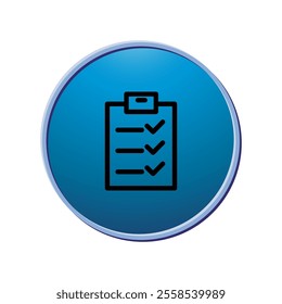 Checklist icon illustration vector design template