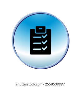 Checklist icon illustration vector design template