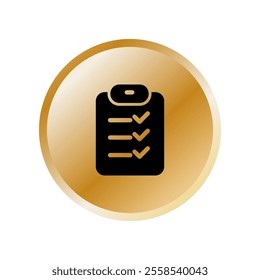 Checklist icon illustration vector design template