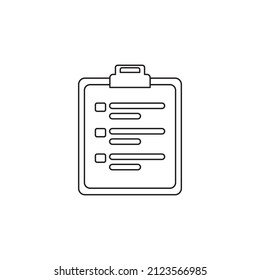 checklist icon, illustration vector graphic of checklist.