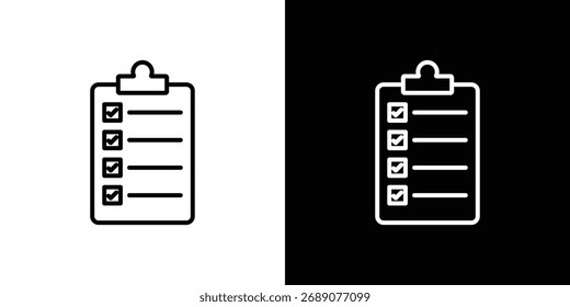 Checklist icon Illustration. Vector Graphic. EPS 10