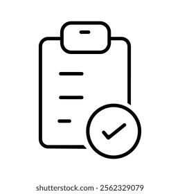 checklist icon, illustration vector template