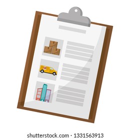 checklist icon isolated