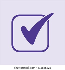 Checklist  icon,  isolated. Flat  design.