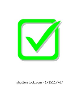 icono de lista de verificación aislado en fondo blanco. ilustración vectorial
