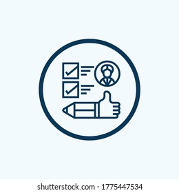 Checklist icon isolated on white background. Checklist icon in trendy design style. Checklist vector icon modern and simple flat symbol for web site, mobile, logo, app