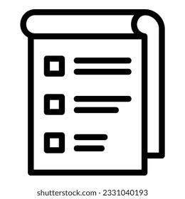 Checkliste-Symbol mit isoliertem Vektorgrafik und transparentem Hintergrund