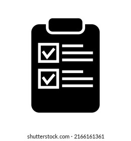 checklist icon or logo isolated sign symbol vector illustration - high quality black style vector icons
