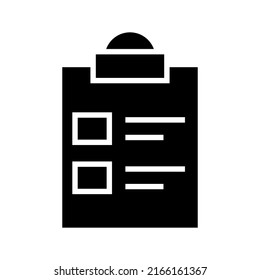 checklist icon or logo isolated sign symbol vector illustration - high quality black style vector icons
