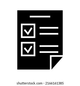 checklist icon or logo isolated sign symbol vector illustration - high quality black style vector icons
