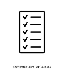 checklist icon new vector simple