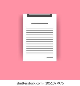 Checklist icon. One of set web icons
