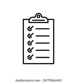 Checklist Icon Perfect for To-Do Lists and Task Management